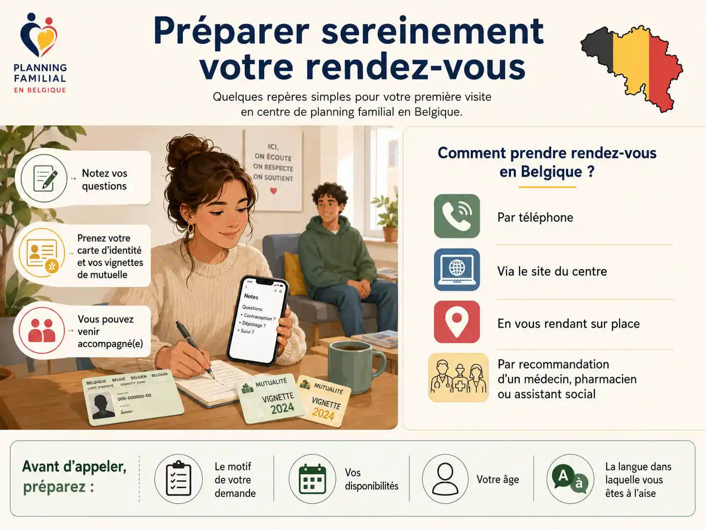 Préparer sereinement votre rendez-vous