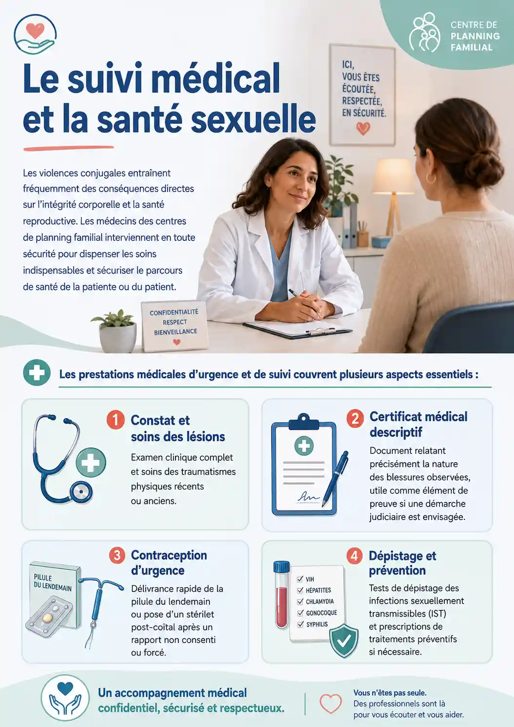 Le suivi médical et la santé sexuelle