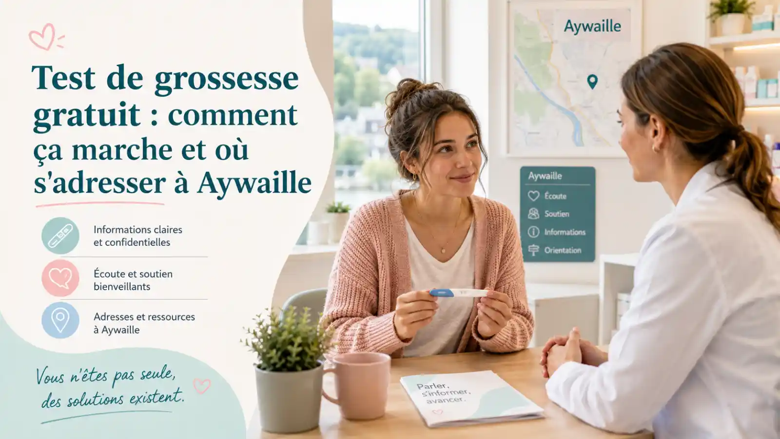 Test de grossesse gratuit : comment ça marche et où s'adresser à Aywaille
